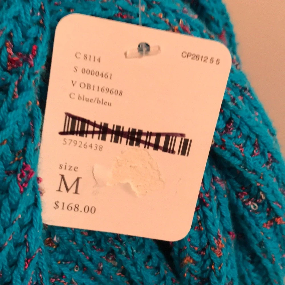 Free People Blue Cowl Neck Sweater - Picture 4 of 11